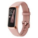 SmartWatch Dam Herr Fitness Watch med 1,10 tums AMOLED Touch Screen Smart Pink