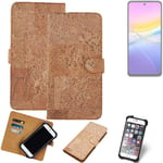 FOR Vivo Y37m 5G SMARTPHONE CASE COVER WALLETCASE CORK