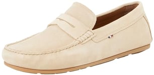 Tommy Hilfiger Mocassins Homme en Daim, Beige (Beige), 44