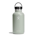 Hydro Flask - Water Bottle 1893 ml (64 oz) - Vacuum Insulated Stainless Steel Water Bottle with Leak Proof Flex Cap and Powder Coat - BPA-Free - Wide Mouth - Agave