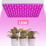 Swanew 15W Lampe Horticole led Croissance Floraison à 225 LED,Lampe pour Plante Spectre Complet,Grow Light pour Plantes Fleurs