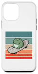 Coque pour iPhone 12 mini Grenouille skateboard dessin animé joufflu expression