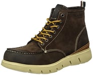 Hilfiger Denim J2385OHN 1B, Bottes hautes homme - Marron - Braun (COFFEEBEAN 212), 45