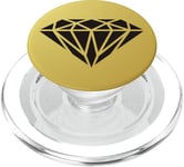 Golden Diamond Phone Grip PopSockets PopGrip for MagSafe