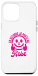 Coque pour iPhone 15 Pro Max Octobre rose femme je porte du rose contre le cancer du sein