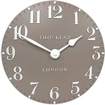 Thomas Kent Arabic Clay Large Wall Clock