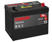 Startbatteri Tudor TB704 Technica 70 Ah
