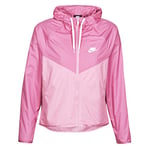 Nike W NSW WR JKT Veste de Sport Femme, Cosmic Fuchsia/Magic Flamingo/(White), FR : M (Taille Fabricant : M)