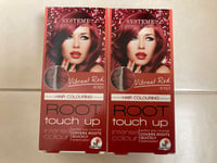 Systeme Pro Vitamin Root Touch Up Hair Dye Intense Colour Vibrant Red x 2