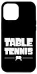 Coque pour iPhone 14 Pro Max Raquette de tennis de table professionnelle