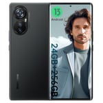 Blackview A200 Pro Téléphone Débloqué 24+256Go 2.4K AMOLED Smartphone Android 13