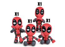 Assortiment Peluches Deadpool (4 Pièces)