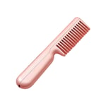 (Pink)USB Hair Straightener Comb Fashion Multifunctional Electric Hair