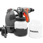 Spray Gun Electric Wall & Fence Paint Sprayer 650W HVLP Accessory Kit 3 Nozzles