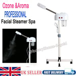 Pro Standing Facial Steamer Face Moisturizer Ozone Aroma Salon Spa Cleaning