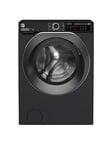 Hoover H-Wash 500 Hd496Ambcb 9Kg Wash, 6Kg Dry, 1400 Spin Freestanding Washer Dryer, Wifi Connected, A Rated - Black