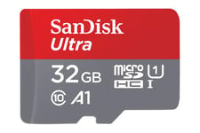 SanDisk Ultra - flash-minneskort - 32 GB - microSDHC UHS-I