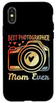 Coque pour iPhone X/XS Photographe Mère Photographie Maman Appareil photo Mama