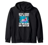 River Tubing The Sequel to Walking on Water River Tubing Zip Hoodie