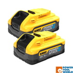 DeWalt DCBP518H2-XJ 18v XR Powerstack 5Ah Battery Twin Pack