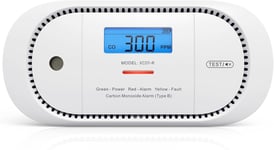 X-Sense Carbon Monoxide Detector Alarm with Digital LCD Display, CO Detector Ala