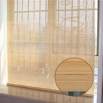 JLXJ Window Door Bamboo Roller Blind, 55cm/75cm/95cm/115cm/135cm/155cm Wide, 80% Blackout, for Outside Kitchen Pergola Balcony (Size : 55×100cm)