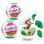 Mini Brands Create Garden, Series 1, Mystery Collectible Miniature Figures, Surprise Toy with Collectible Minis, Blind Packaging, DIY (2 Capsule), 2 Capsules