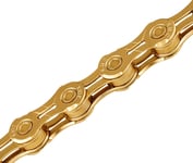 KMC X10-EL Road Chain - 10 Speed - 114L - Ti-n Gold