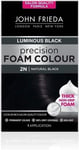 John Frieda Precision Foam Colour Hair Dye, Number 2N, Luminous Natural Black