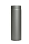 Tuyau de poêle en acier de 2 mm de diamètre (tube tubulaire) de 120 mm de diamètre pour poêle et feu, Senotherm, gris foncé, 500 mm de long.