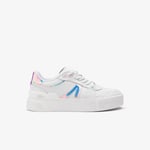 Lacoste Sneakers L002 Evo femme en cuir Taille 35.5 Blanc/rose