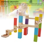 Wooden Marble Run Construction Marble Track Maze Game Educational Pine Wood For