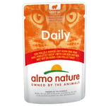 Almo Nature Daily Menu 6/12 x 70 g Pose - Kylling & storfekjøtt 12 x 70 g