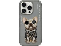 Nimmy Iphone 16 Pro Max 6.9" Case Gray/Grey Glasses Cool Dog