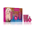 Britney Spears Fantasy, Coffret Trio Eau de Parfum et Crème pour le Corps - Gel Douche, Senteur Fruitée et Gourmande, Cadeau pour Femme