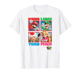 The Super Mario Bros. Movie Mario Peach Toad Luigi Poster T-Shirt