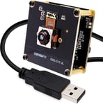 Elp 48Mp Autofocus Usb Camera With Metallehäuse Für Computer, Weitwinkel Webcam, Mini-Uvc-Usb2.0-Pc-Kamera Lihtburn Kamera Für Raspberry Pi Jetson Nano (Usb-Kameramodul)