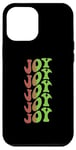 iPhone 15 Plus Repeated Word Christmas, Joy Case