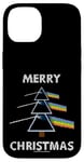 Coque pour iPhone 14 Pink Floyd The Dark Side of the Moon Prism Sapin de Noël