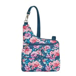 Travelon Anti-Theft Classic Cross-Body Bag, Blossom Floral, One Size