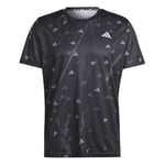 adidas Homme Run It Brand Love Tee, Black, L