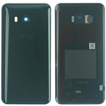 Original HTC U11 Verre De Dos Boîtier De Batterie + Lentille De Caméra Noir