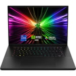 Razer Blade 16 (2024) - 16 Pouces Ordinateur Portable Gaming - Nvidia Geforce RTX4090 - Intel i9 14900HX - 16" Ecran Mini-LED UHD+/FHD+ 240Hz (96GB RAM, 8TB SSD) Clavier Azerty | Châssis Noir