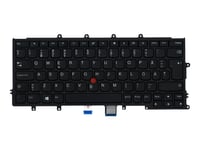 Chicony - Ersättningstangentbord För Bärbar Dator - Med Trackpoint - Qwerty - Finska - Fru - För Thinkpad A275 20Kc, 20Kd  X270 20Hm, 20Hn, 20K5, 20K6