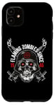 Coque pour iPhone 11 Zombie Army Flaming Zombies depuis 1946