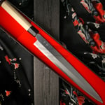 Japanilainen sushi veitsi Yanagiba Ittetsu Forge-welded Shirogami 2 IJF-11127 33cm