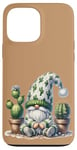 Coque pour iPhone 13 Pro Max Grumpy Cactus Dad Gnome With Succulent Pots For Cactus Lover