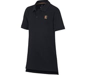 NIKE Kids K-Polo Boys NKCT Heritage Shirt - Black/White, Large