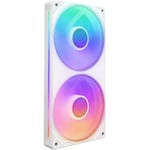 NZXT F240 RGB CORE -tuuletin, 2 * 120 mm, valkoinen