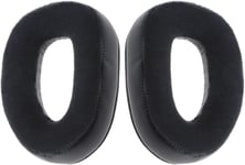 1 Paire Coussinets d'oreille Compatible avec Sennheiser GSP 300 GSP301 GSP 302 GSP 303 GSP350 GSP 370 Casque Confort Coussins d'oreille en Velours Casque, Noir